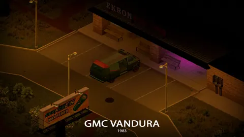 1983 GMC G-Series Vans - Настраиваемые фургоны и версия «Команды А» для Project Zomboid