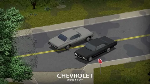1967 Chevrolet Impala - Классический седан и версия из «Сверхъестественного» для Project Zomboid
