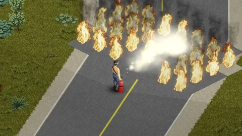 Better Fire Extinguishers - Aim and Spray Firefighting for Project Zomboid