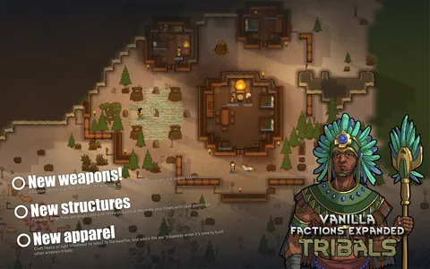 Vanilla Factions Expanded - Tribals - От дикого выживания до ультратехнологий в RimWorld