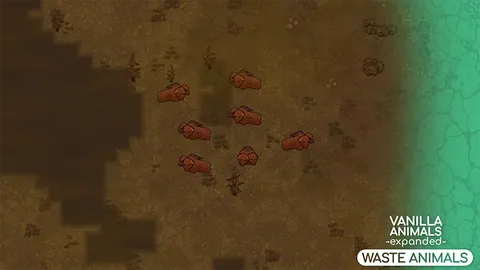 Vanilla Animals Expanded - Waste Animals - Toxic Wildlife for RimWorld
