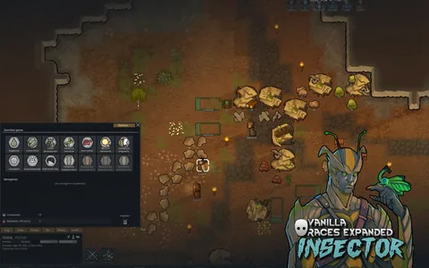 Vanilla Races Expanded - Insector - Насекомоподобные ксенотипы, эволюция и касты для RimWorld