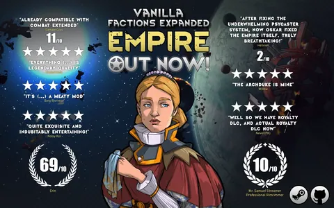 Vanilla Factions Expanded - Empire - Imperial Nobility and Politics for RimWorld