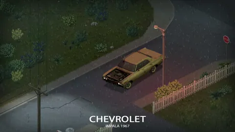 1967 Chevrolet Impala - Классический седан и версия из «Сверхъестественного» для Project Zomboid