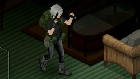 Tactical Flashlight Animation - Тактическая анимация фонарика и реалистичная стойка для Project Zomboid Build 42