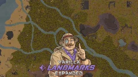 Vanilla Landmarks Expanded - 59 новых достопримечательностей, биомы и исследование мира RimWorld