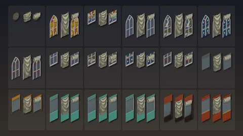 Fitted Sheets - Full-Size Window Coverings for Project Zomboid