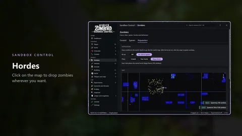 Sandbox Control - Чит-меню и творческий режим для Project Zomboid