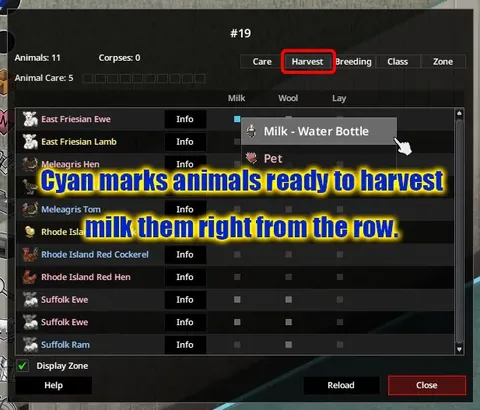 Livestock Panel Plus — удобное управление стадом в Project Zomboid