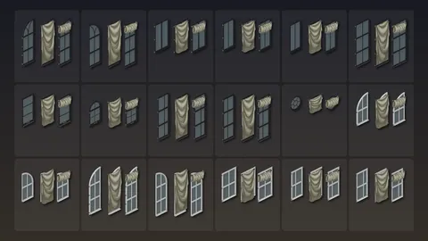 Fitted Sheets - Full-Size Window Coverings for Project Zomboid