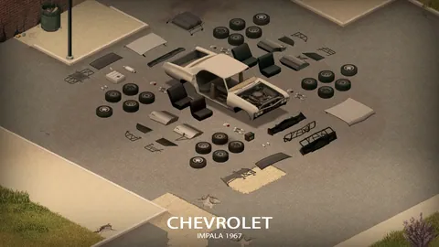 1967 Chevrolet Impala - Классический седан и версия из «Сверхъестественного» для Project Zomboid