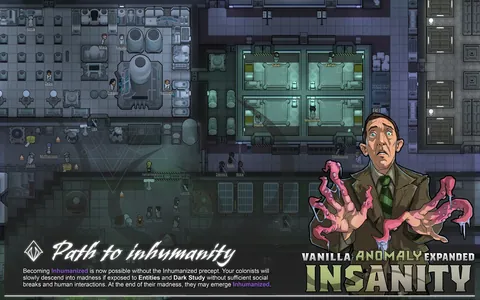 Vanilla Anomaly Expanded - Sanity - Система рассудка, безумие и потеря человечности в RimWorld