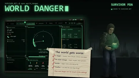 Survivor PDA - RPG Skills, Traders and Missions for Project Zomboid