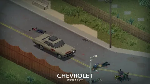 1967 Chevrolet Impala - Классический седан и версия из «Сверхъестественного» для Project Zomboid