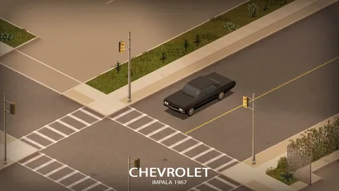 1967 Chevrolet Impala - Классический седан и версия из «Сверхъестественного» для Project Zomboid