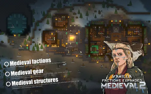 Vanilla Factions Expanded - Medieval 2 - Средневековые фракции, замки и оружие для RimWorld