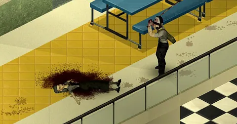 Лужи крови и следы / Blood Pools & Footprints