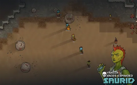 Vanilla Races Expanded - Saurids - Рептилоидные ксенолюди для RimWorld