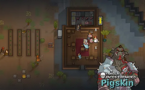 Vanilla Races Expanded - Pigskin - Регенерация органов и воины Boarskin для RimWorld