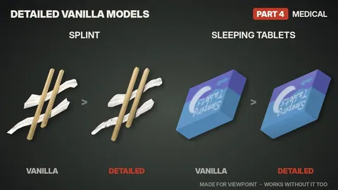Detailed Vanilla Models - Medical: Realistic 3D Medical Supplies for Project Zomboid