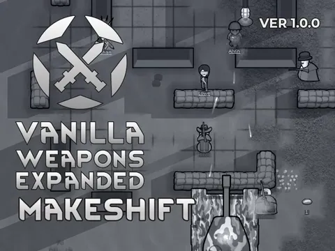 Vanilla Weapons Expanded - Makeshift - Самодельное огнестрельное оружие для RimWorld