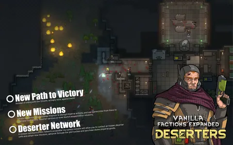 Vanilla Factions Expanded - Deserters - Кампания против Империи для RimWorld