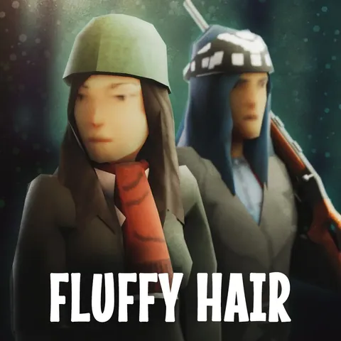 Fluffy Hair - Реалистичные причёски под головными уборами и улучшенные волосы для Project Zomboid