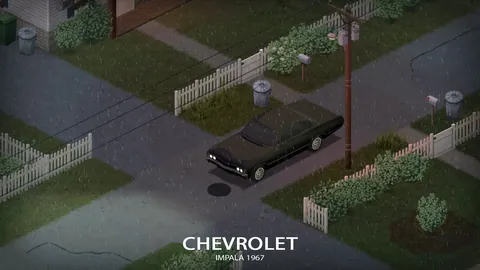 1967 Chevrolet Impala - Классический седан и версия из «Сверхъестественного» для Project Zomboid