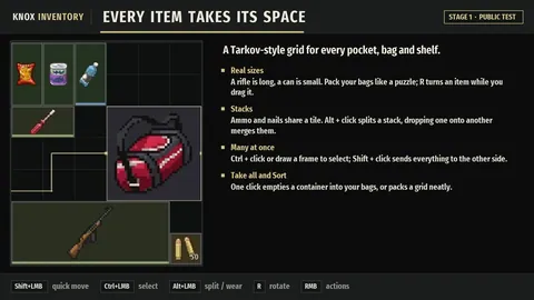 Knox Inventory - Tarkov-style UI Overhaul