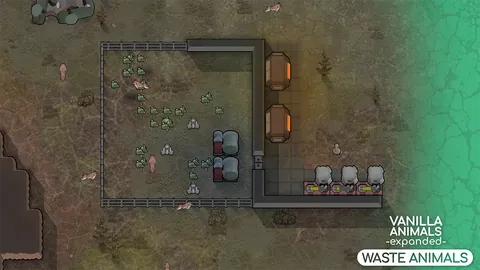 Vanilla Animals Expanded - Waste Animals - Toxic Wildlife for RimWorld