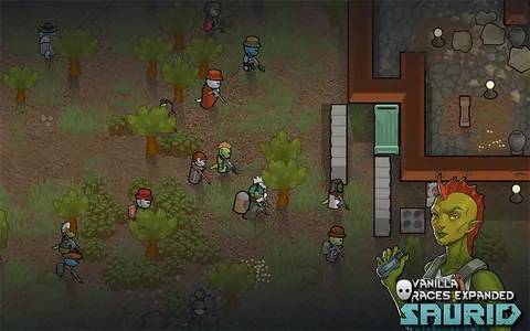 Vanilla Races Expanded - Saurids - Рептилоидные ксенолюди для RimWorld