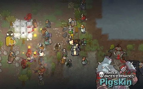 Vanilla Races Expanded - Pigskin - Регенерация органов и воины Boarskin для RimWorld