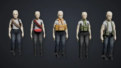 Detailed Vanilla Models - Lights & Bags: HD Backpacks, Flashlights and Equipment for Project Zomboid