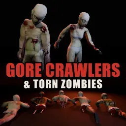 Gore Crawlers & Torn Zombies - Объемные раны и искалеченные зомби для Project Zomboid