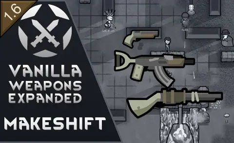 Vanilla Weapons Expanded - Makeshift - Самодельное огнестрельное оружие для RimWorld