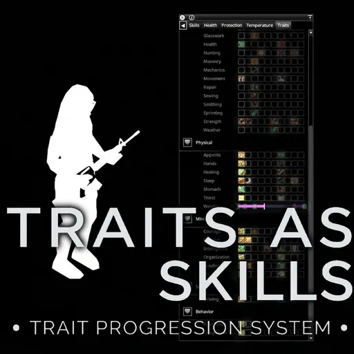 Traits As Skills - развитие черт характера через выживание