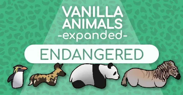 Vanilla Animals Expanded - Endangered Animals - Редкие животные и охрана природы в RimWorld